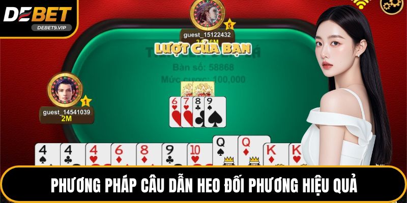 Phương pháp câu dẫn heo đối phương hiệu quả